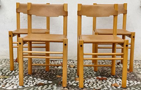 Ipso Facto Dining Chairs by Ibisco Sedie, 1980, Set of 4