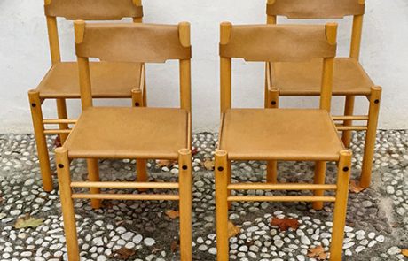 Ipso Facto Dining Chairs by Ibisco Sedie, 1980, Set of 4